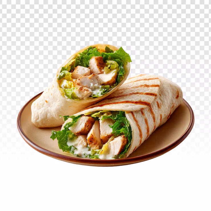 Loaded shawarma at Luna Café